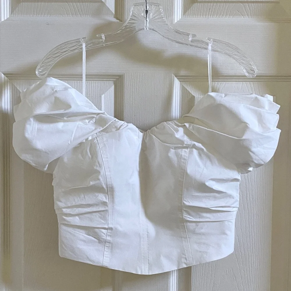 A.L.C. Nora Top White New With Tags US4